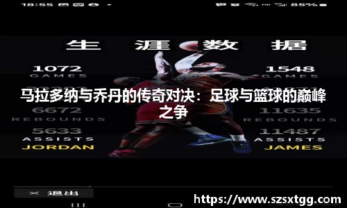 马拉多纳与乔丹的传奇对决：足球与篮球的巅峰之争